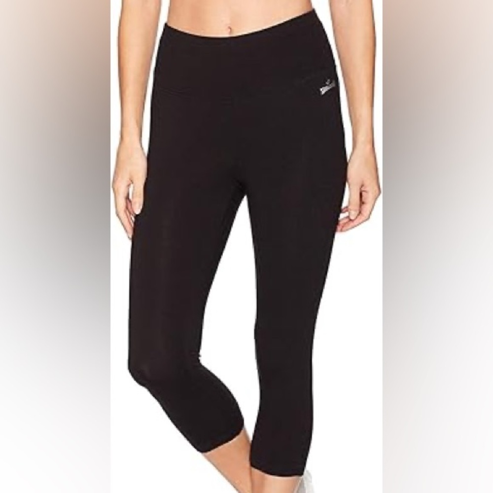 Spalding Black Athletic Capree Leggings Size Small